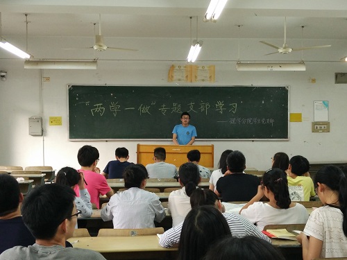 理学分院党支部开展“两学一做”专题支部学习