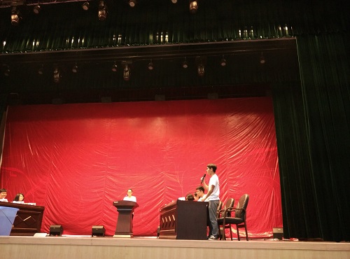 我院理学演辩队赴金华六中进行辩论表演赛