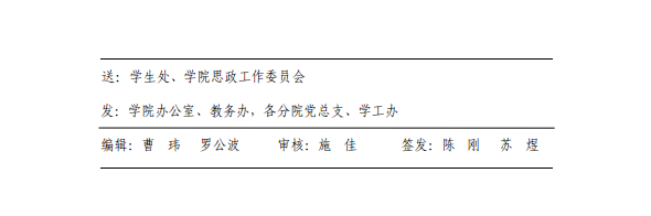 《学生工作周报》本学期第九周（总第26期）